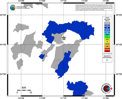 Mappa MCS - territori comuni