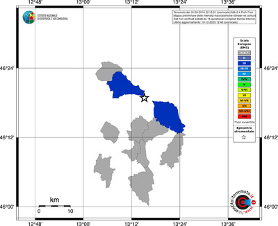 Mappa EMS - territori comuni