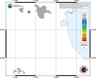 Mappa MCS - territori comuni