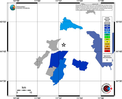 Mappa MCS - territori comuni
