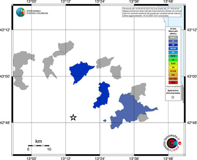 Mappa MCS - territori comuni