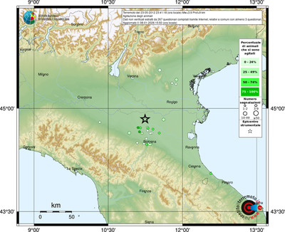 Mappa comuni con almeno 3 questionari