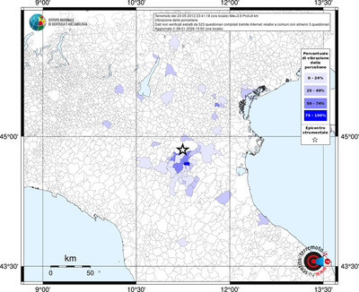 Mappa territorio comunale con almeno 3 questionari