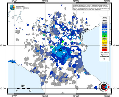 Mappa MCS - territori comuni