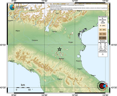Mappa comuni con almeno 3 questionari