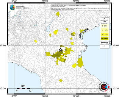 Mappa territorio comunale con almeno 3 questionari