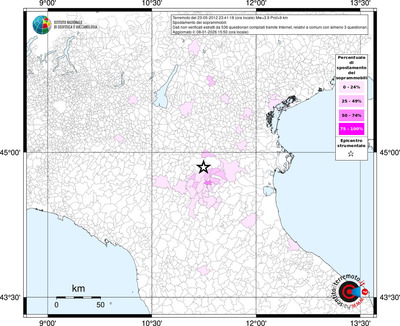 Mappa territorio comunale con almeno 3 questionari