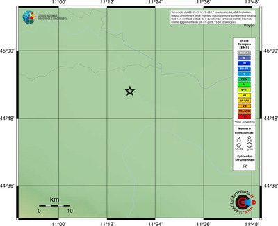 Mappa EMS - località