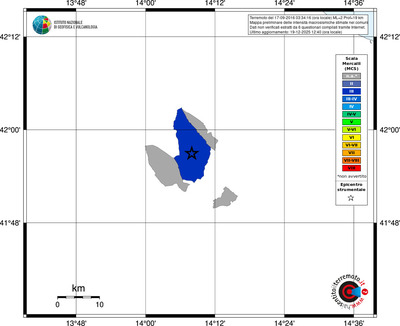 Mappa MCS - territori comuni