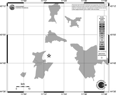 Mappa EMS - territori comuni