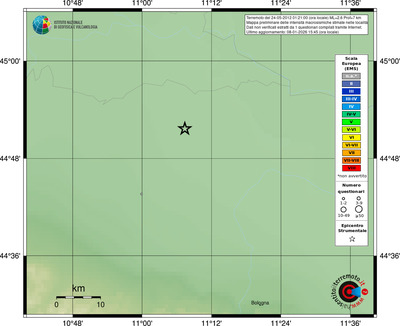 Mappa EMS - località