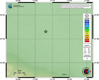 Mappa MCS - località