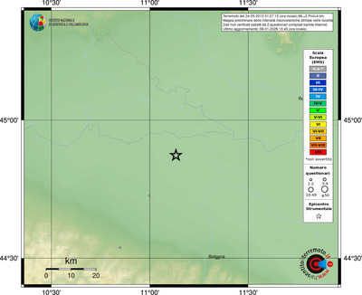 Mappa EMS - località