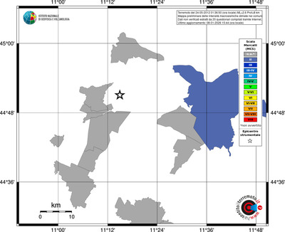 Mappa MCS - territori comuni