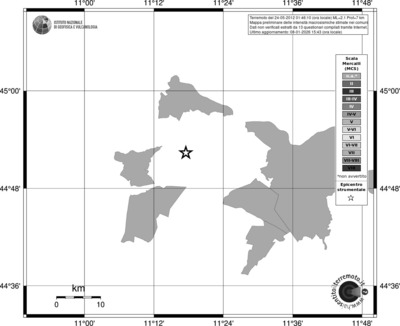 Mappa MCS - territori comuni