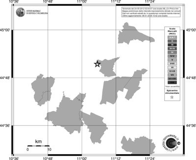 Mappa MCS - territori comuni