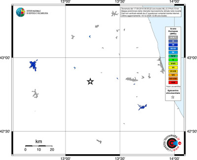 Mappa EMS - territori località