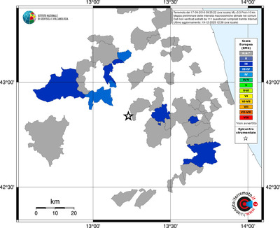 Mappa EMS - territori comuni