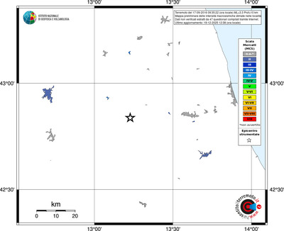 Mappa MCS - territori località