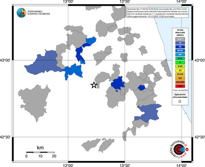 Mappa MCS - territori comuni