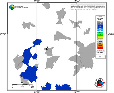Mappa EMS - territori comuni