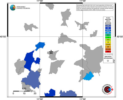 Mappa MCS - territori comuni