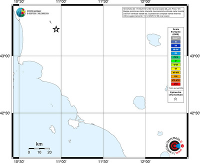 Mappa EMS - territori località