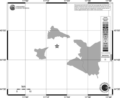 Mappa MCS - territori comuni