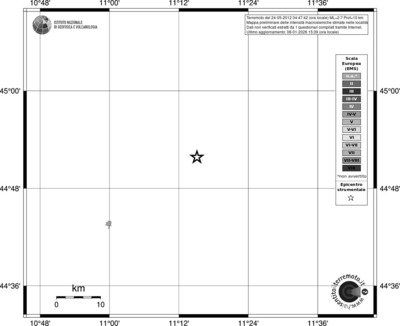 Mappa EMS - territori località