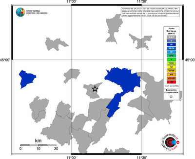 Mappa EMS - territori comuni