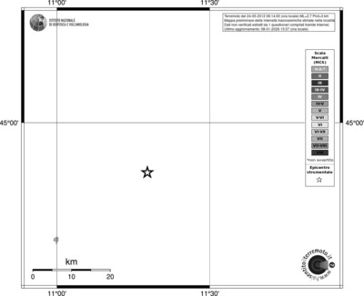 Mappa MCS - territori località