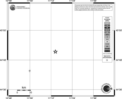 Mappa EMS - territori località