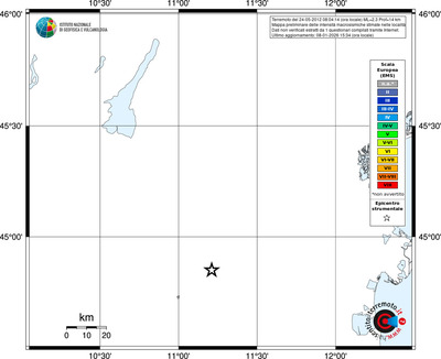 Mappa EMS - territori località