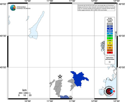 Mappa EMS - territori comuni