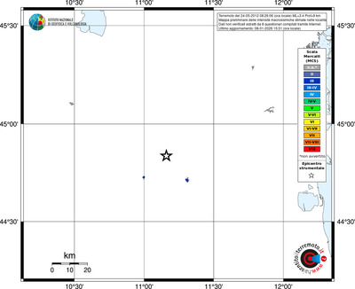 Mappa MCS - territori località