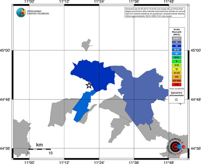 Mappa MCS - territori comuni