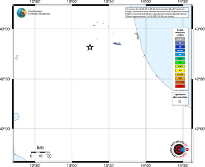 Mappa MCS - territori località