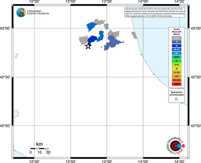 Mappa MCS - territori comuni