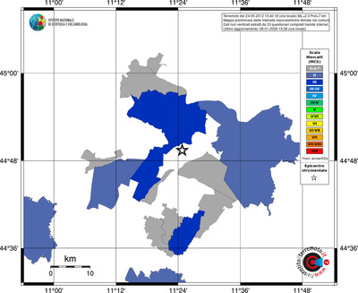 Mappa MCS - territori comuni