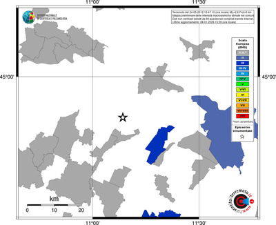 Mappa EMS - territori comuni