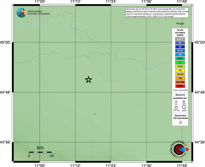 Mappa EMS - località
