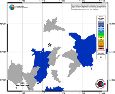 Mappa EMS - territori comuni