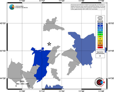 Mappa MCS - territori comuni
