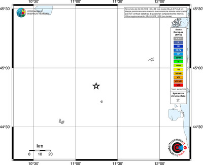 Mappa EMS - territori località