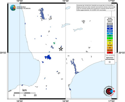 Mappa MCS - territori località