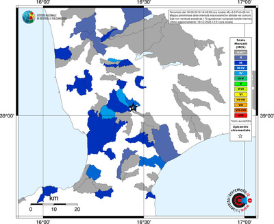 Mappa MCS - territori comuni
