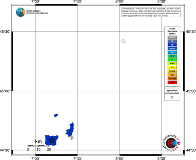 Mappa EMS - territori comuni