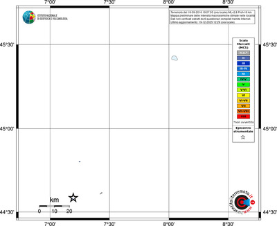 Mappa MCS - territori località