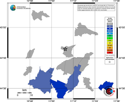 Mappa MCS - territori comuni