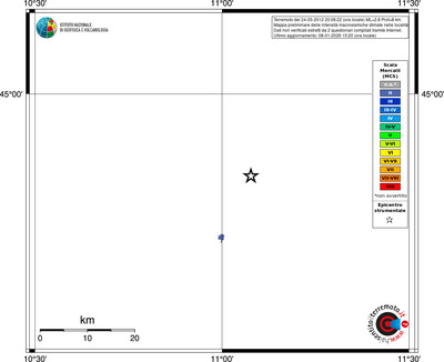 Mappa MCS - territori località